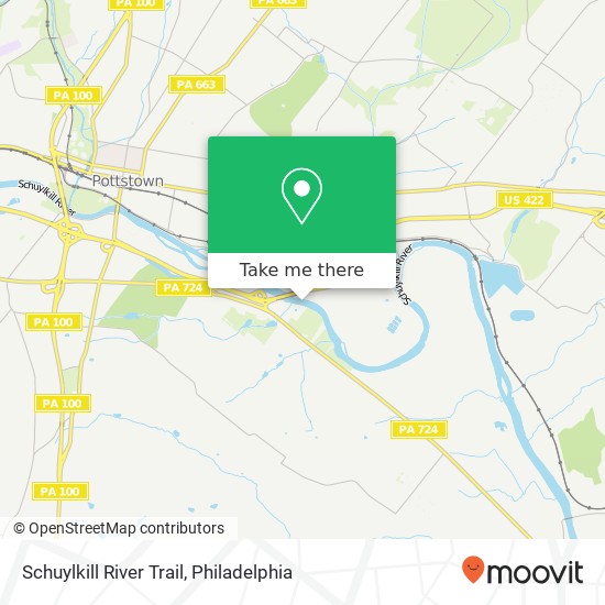 Schuylkill River Trail map