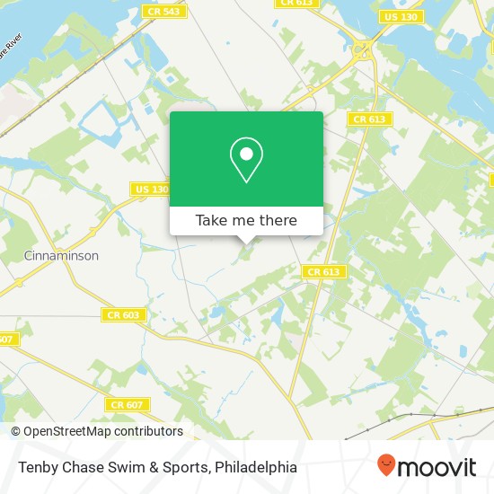 Tenby Chase Swim & Sports map