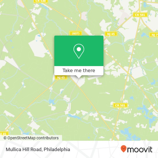 Mapa de Mullica Hill Road