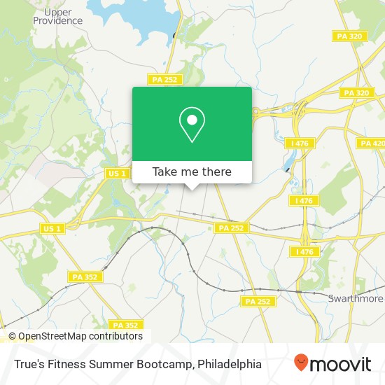 Mapa de True's Fitness Summer Bootcamp