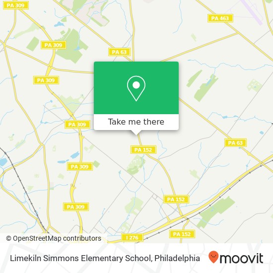 Limekiln Simmons Elementary School map