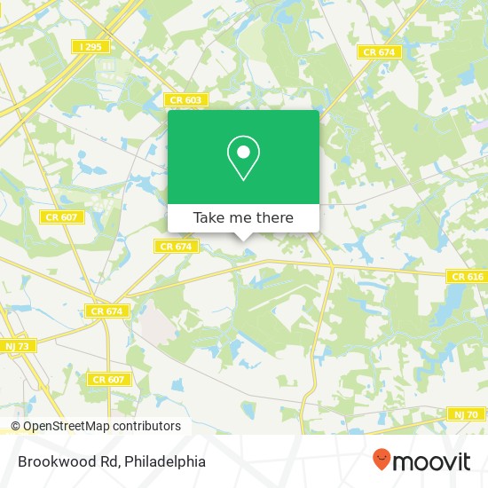 Brookwood Rd map