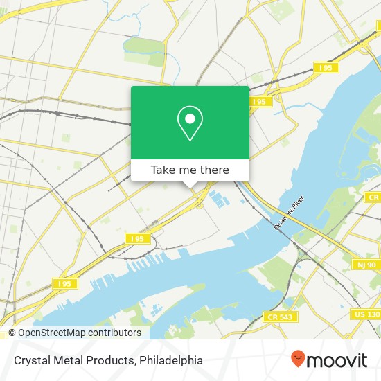 Crystal Metal Products map