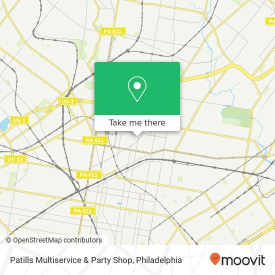 Patills Multiservice & Party Shop map