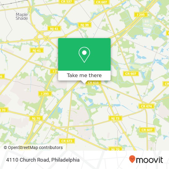 4110 Church Road map