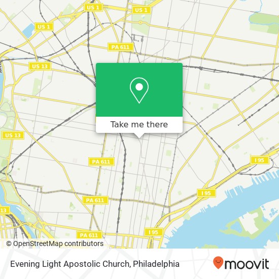 Evening Light Apostolic Church map