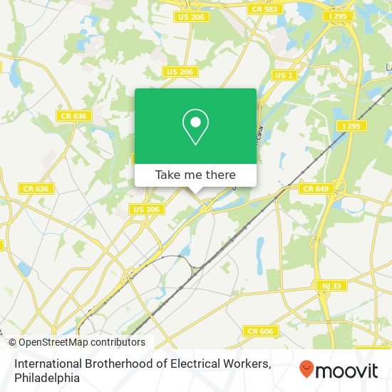 International Brotherhood of Electrical Workers map