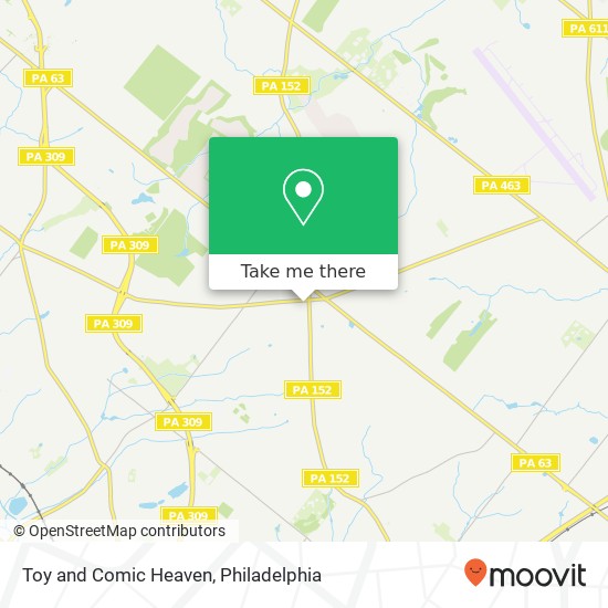 Mapa de Toy and Comic Heaven