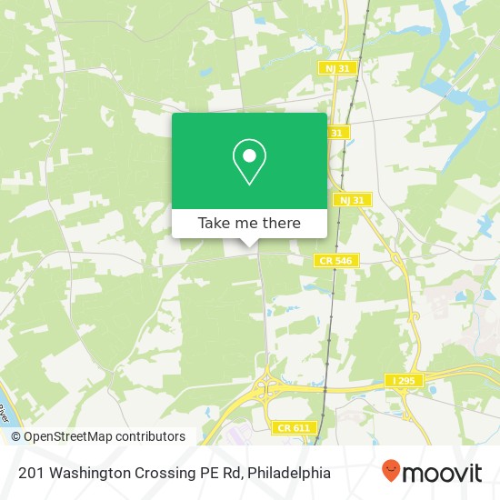 Mapa de 201 Washington Crossing PE Rd