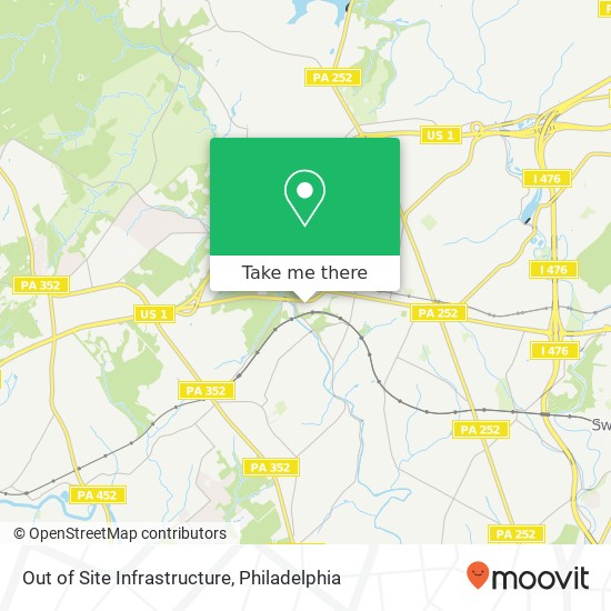 Out of Site Infrastructure map