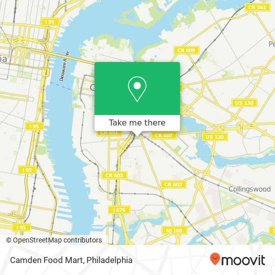 Camden Food Mart map