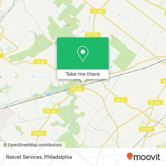 Rasvet Services map