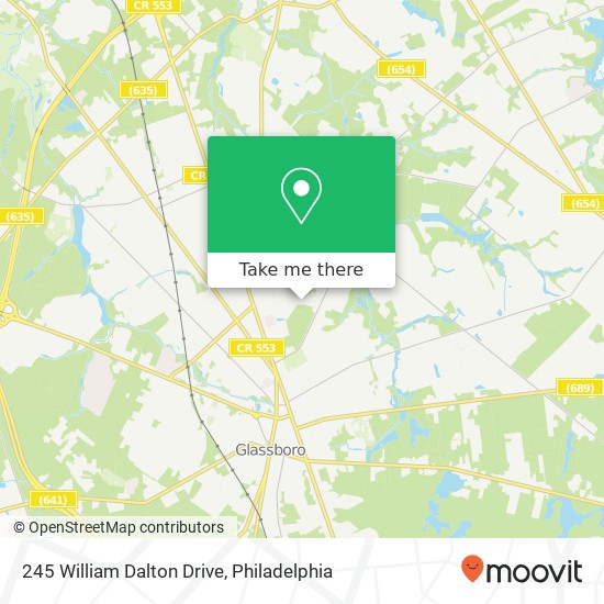 Mapa de 245 William Dalton Drive