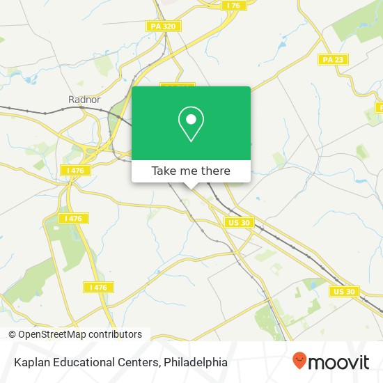 Mapa de Kaplan Educational Centers