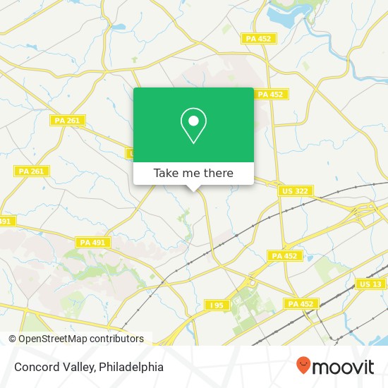 Mapa de Concord Valley