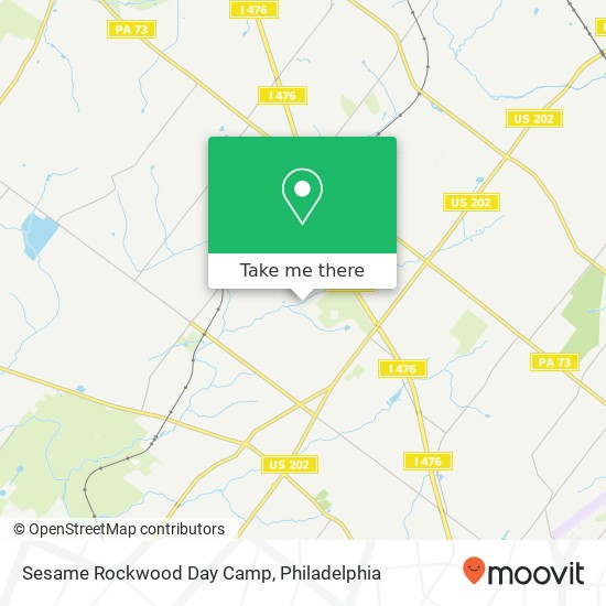 Mapa de Sesame Rockwood Day Camp