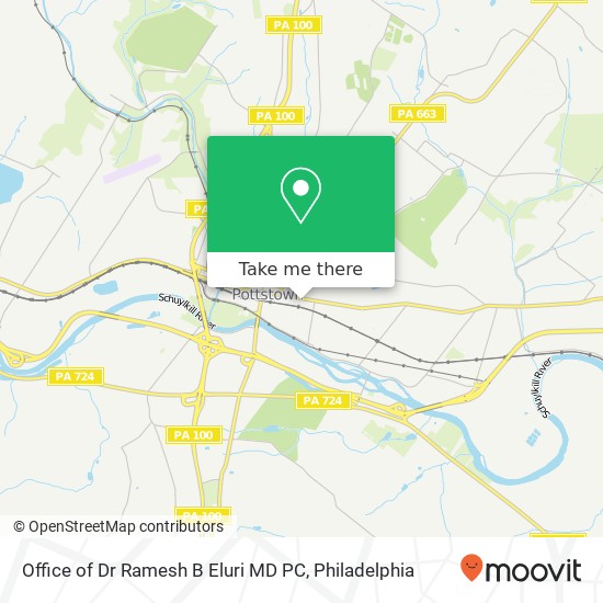 Office of Dr Ramesh B Eluri MD PC map