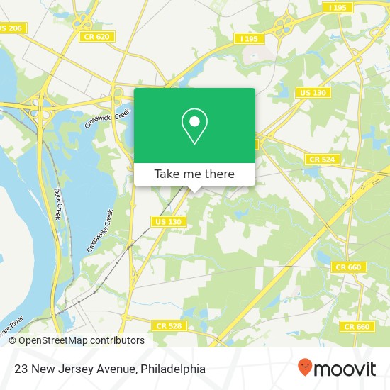 Mapa de 23 New Jersey Avenue