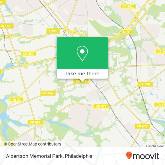 Albertson Memorial Park map