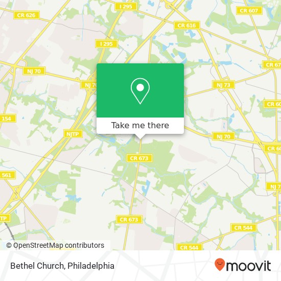 Bethel Church map