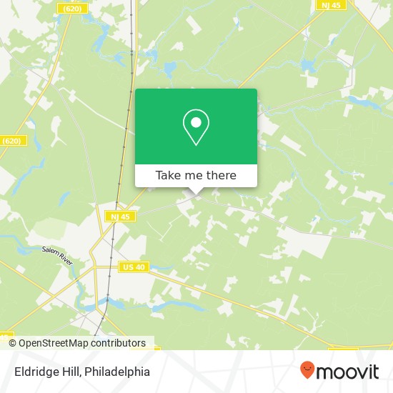 Eldridge Hill map