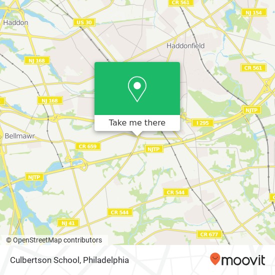 Mapa de Culbertson School