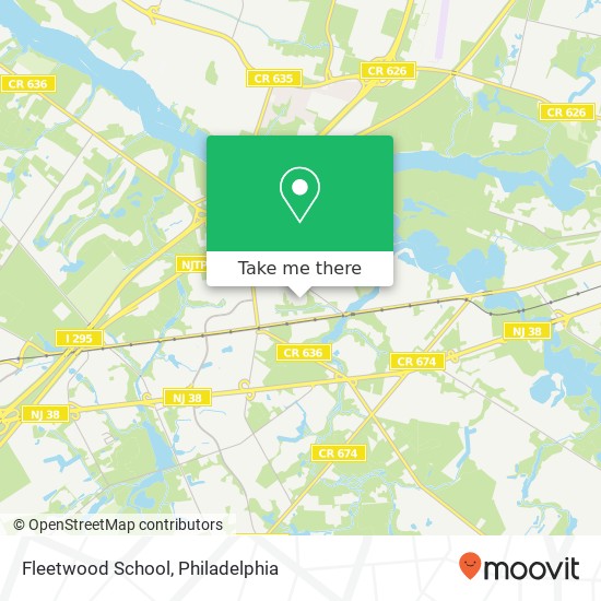 Mapa de Fleetwood School