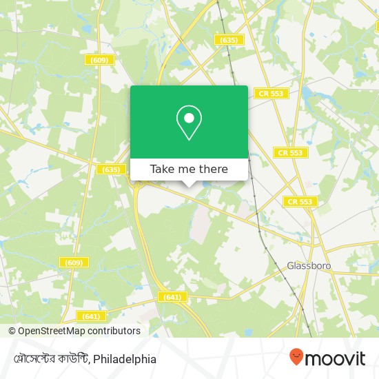 গ্লৌসেস্টের কাউন্টি map