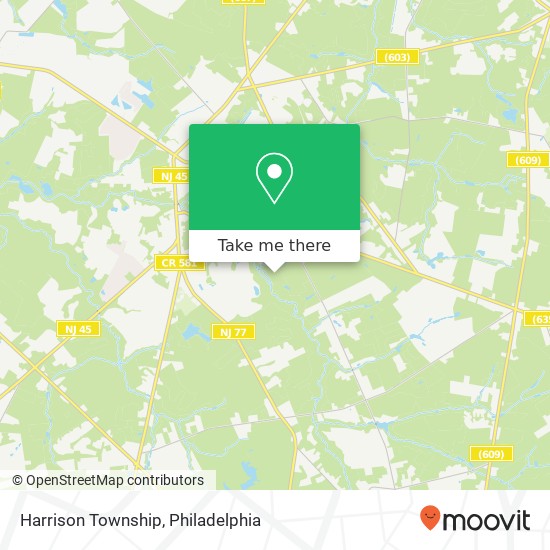 Mapa de Harrison Township