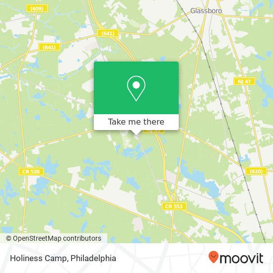 Mapa de Holiness Camp