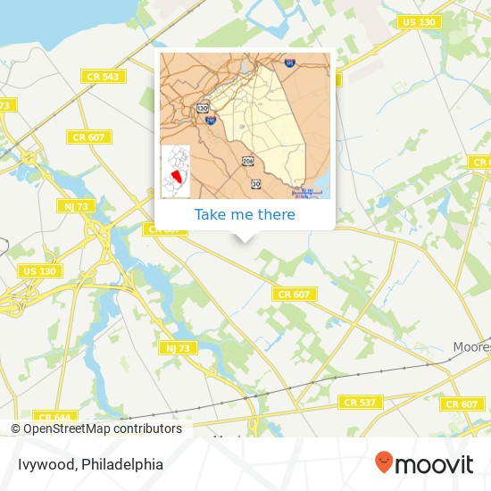 Mapa de Ivywood