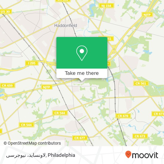 لاونساید، نیوجرسی map