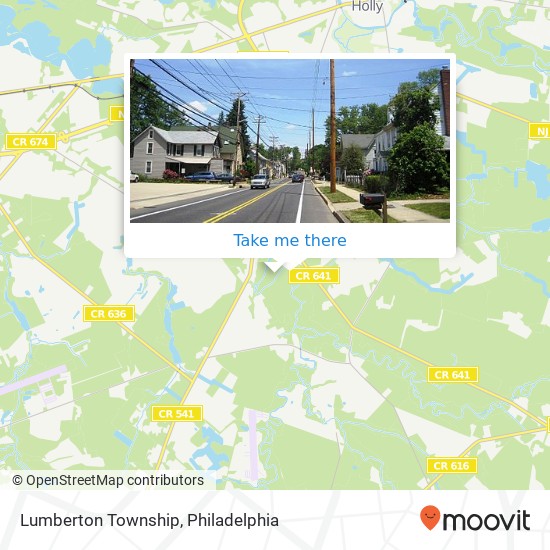 Lumberton Township map