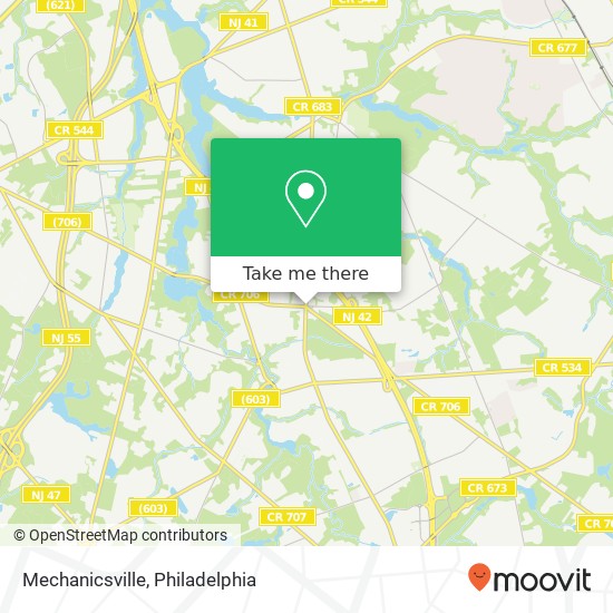 Mapa de Mechanicsville