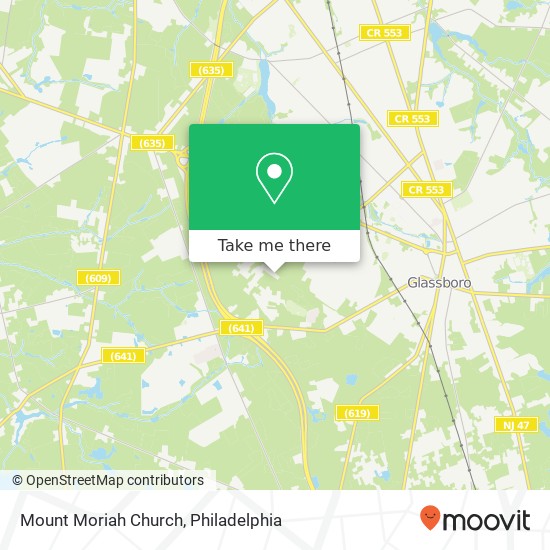 Mapa de Mount Moriah Church