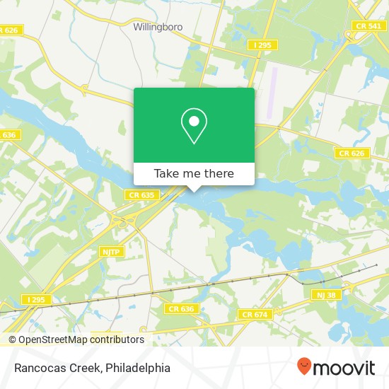 Mapa de Rancocas Creek