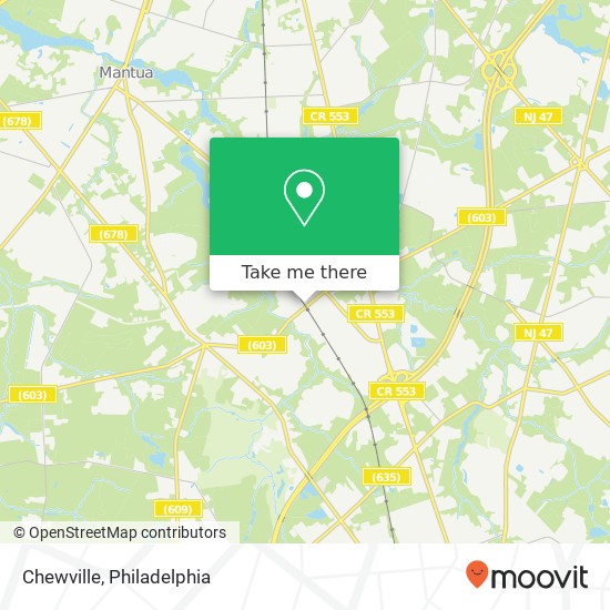 Mapa de Chewville