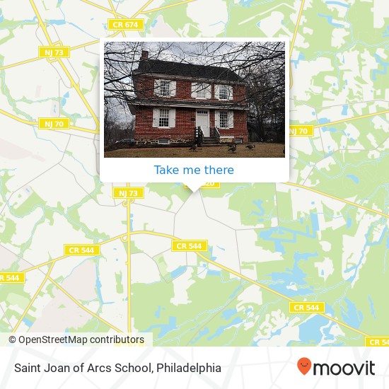 Saint Joan of Arcs School map