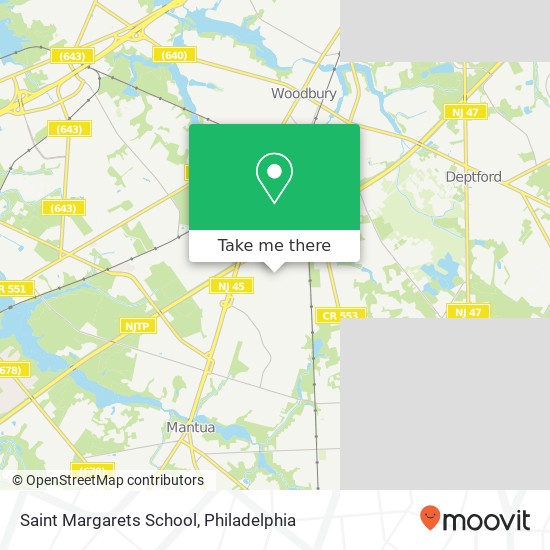 Saint Margarets School map