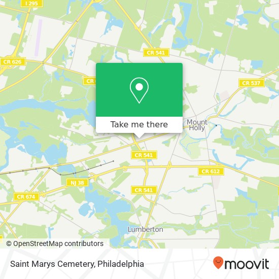 Saint Marys Cemetery map