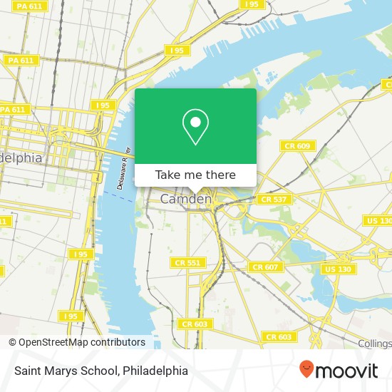 Saint Marys School map