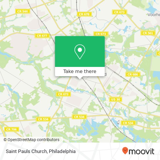 Mapa de Saint Pauls Church