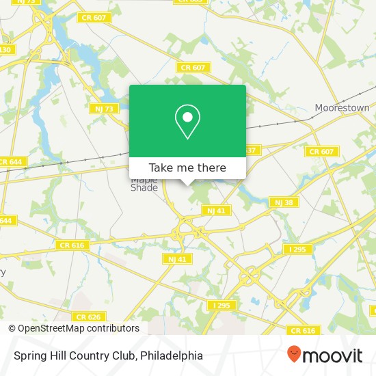 Mapa de Spring Hill Country Club