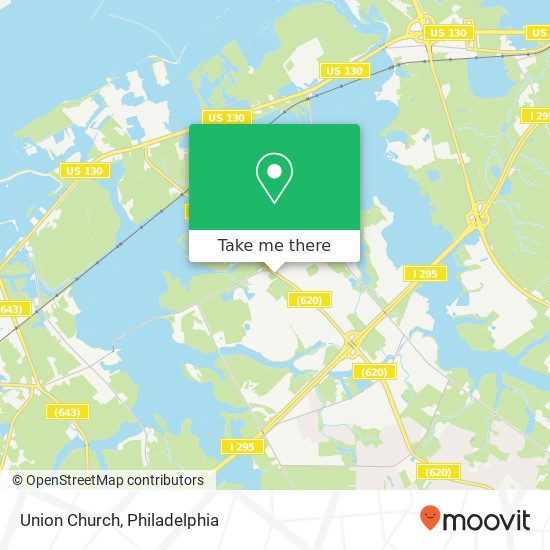 Union Church map