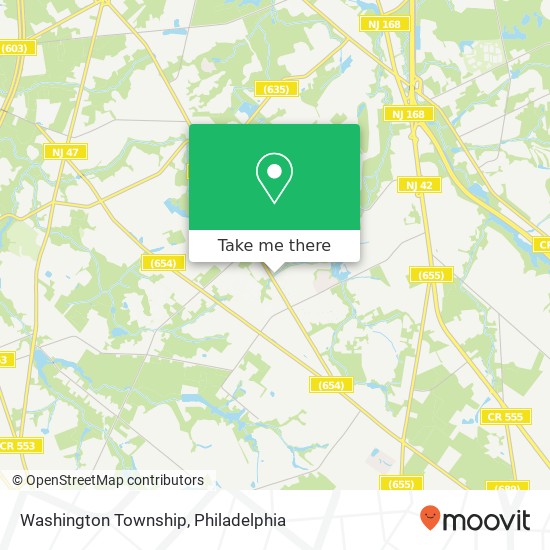 Mapa de Washington Township