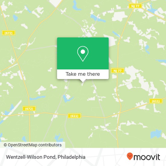 Wentzell-Wilson Pond map