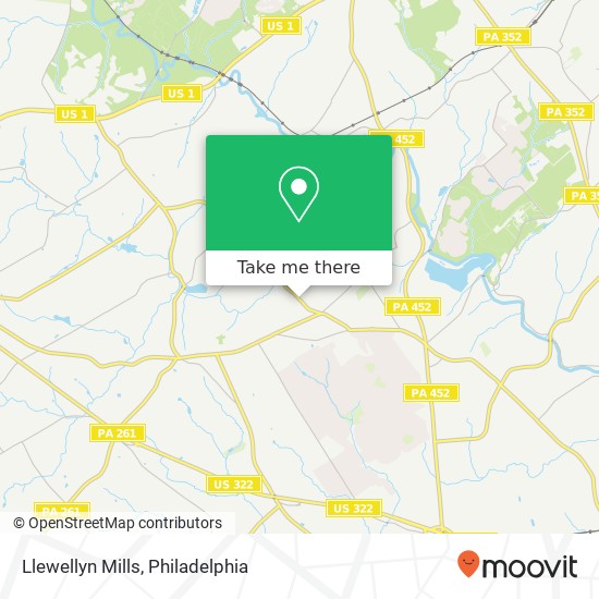 Mapa de Llewellyn Mills