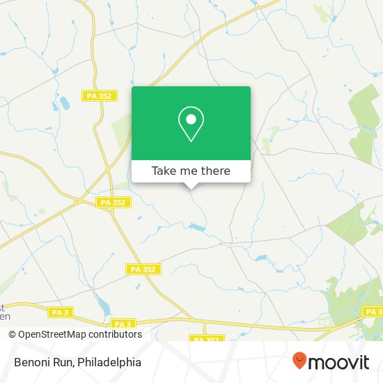 Benoni Run map