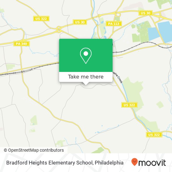 Bradford Heights Elementary School map