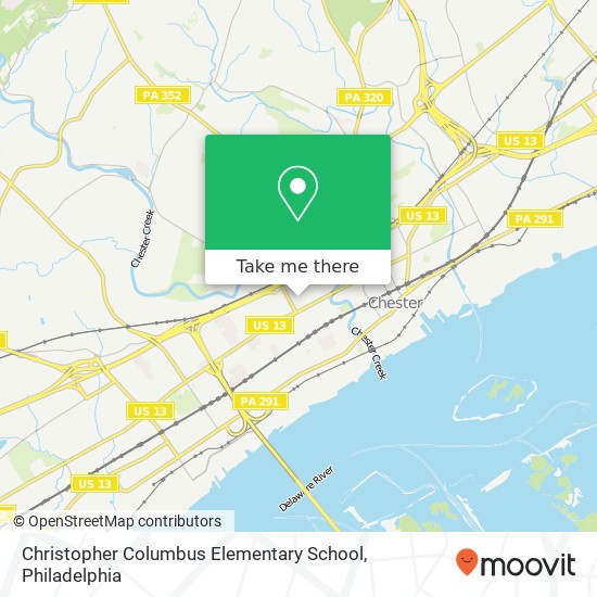 Christopher Columbus Elementary School map